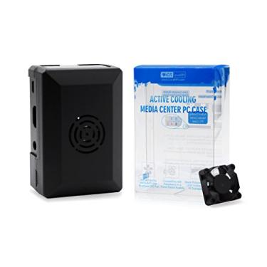 Imagem de LoveRPi Capa para PC com centro de mídia de resfriamento ativo com ventilador para Rasp...