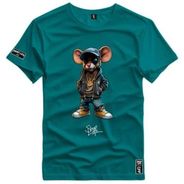 Imagem de Camiseta Coleção Crazy Animals Rato Ralf Style Shap Life