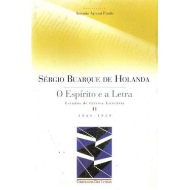 Imagem de Espirito E A Letra, O - Vol.2 - Companhia Das Letras