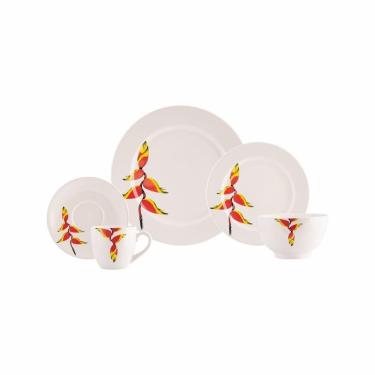 Imagem de Jogo de Jantar 20 Peças Tropical Porcelana Real By Schmidt