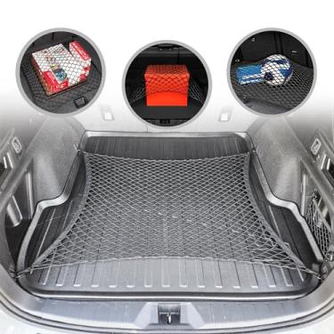 Imagem de Rede de carga elástica estilo piso para porta-malas Subaru Outback 2020-2022 - Organizadores de porta-malas premium e armazenamento - Rede de bagagem para SUV - Melhor organizador de carro para Subaru Outback