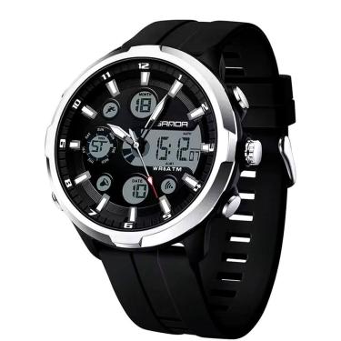 Imagem de Relógio Digital Masculino Estilo Esportivo Duplo Display  Á Prova d`água