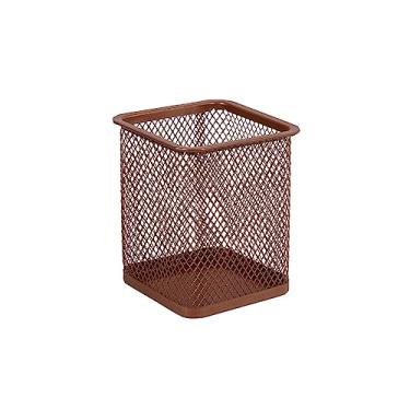 Imagem de Porta Lápis e Caneta Aramado Quadrado BRW Rose Gold