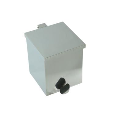Imagem de Lixeira Quadrada Pedal 15L de Aço Inox