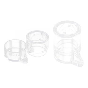 Imagem de Hohopeti 2 peças, alimentador de água de formiga, mini recipientes, brinquedos de tartaruga, formigas, tigela de água, castelo de formigas, alimentador líquido, recipiente de alimentação de formigas,