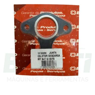 Imagem de Junta Coletor Escape Para Motor B4T 8 8.5 13 15 HP Branco 13100256