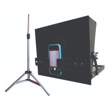 Imagem de Teleprompter Baby Com Tripé + Adaptador Celular Simples - Texano
