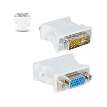 Imagem de Conversor Dvi Macho Emenda Para Vga Femea 24+5  - Global