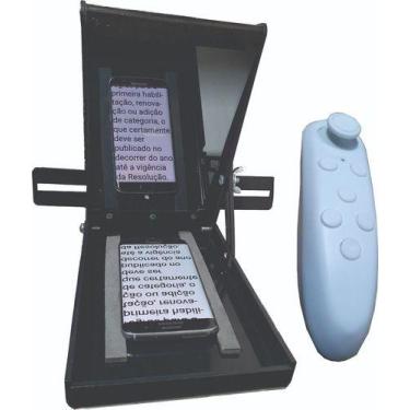 Imagem de Teleprompter Mini C/ Controle Remoto Que Controla O Texto - Texano