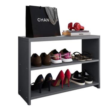 Imagem de Sapateira Compacta Quarto Hall Entrada Prateleira Organizadora Banquet