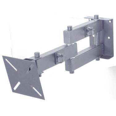 Imagem de Suporte Tri Articulado TVs de 10 a 55 Prata Giro-Visão