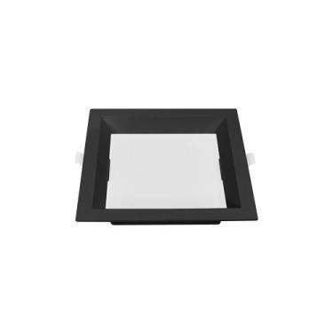 Imagem de Painel de Led Nordecor Quadrado Kais de Embutir Recuado 12W Bivolt - M