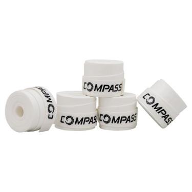 Imagem de Kit com 5 Overgrip Compass Pro White