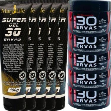 Imagem de Revenda 5 Gel 30 Ervas Power 300G 5 Super Gel 30 Ervas 150G - Bio Inst