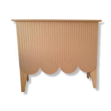 Imagem de Mesa Decorativa Ondulada Aniversário Festa Novidade Mdf - ARTESANATO R