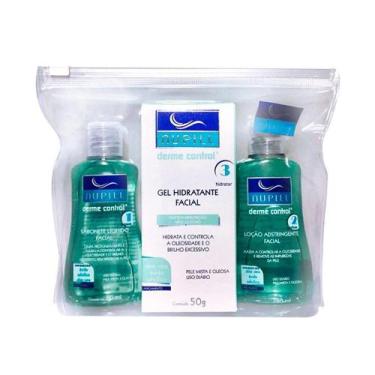 Imagem de Kit Viagem Skincare Facial Nupill Derme Control c/ 3 itens