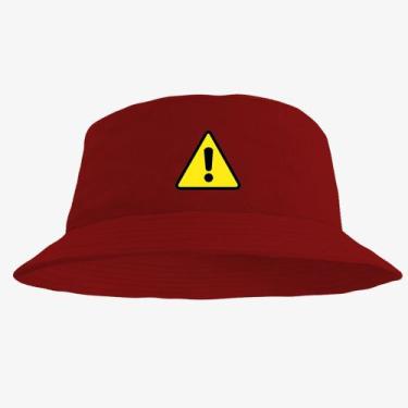 Imagem de Boné Chapéu Bucket Hat Estampado Aviso - MP Moda Masculina, Único, Ver