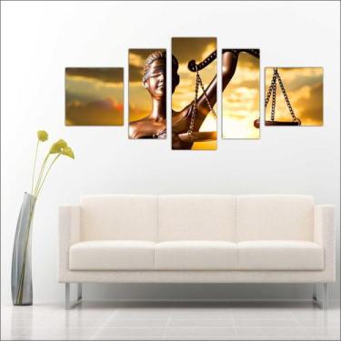 Imagem de Quadro Decorativo Direito A Deusa Da Justiça Escritórios De Advocacias