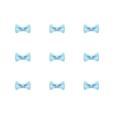 Imagem de Tupalizy Mini laços de fita de cetim pequenos laços artesanais de tecido de costura para decoração de Natal gravatas borboleta sacos de presente caixas cartões de convite de saudação lembrancinha de