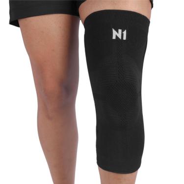 Imagem de Joelheira N1 Sport Pro com Haste Lateral e Gel Preta -P