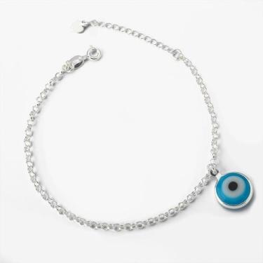 Imagem de Pulseira Olho Grego Prata 925 - Atraktiva Jóias
