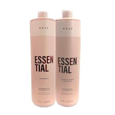 Imagem de Kit Braé Essential Shampoo 1000ml + Condicionador 1000ml