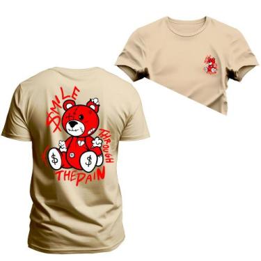 Imagem de Camiseta Estampada Premium Algodão The Pain Frente Costas - Nexstar, G