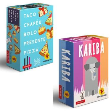 Imagem de Jogo Pocket PaperGames Kariba + Taco Chapéu Original PaperGames BR