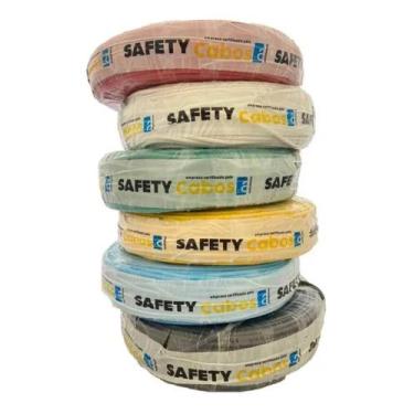 Imagem de Fio Eletrico Flexivel 2,5mm Preto, Rolo Com 100 Metros - Safety Cabos