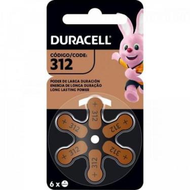 Imagem de Pilha Auditiva 312 (Cartela C/6 Unid.)Duracell