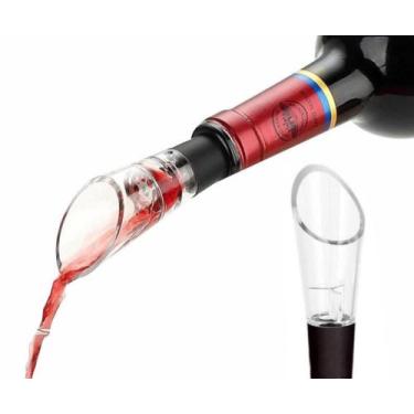 Imagem de Bico Dosador Aerador Pourer para Vinho Bebidas Universal Portátil - At