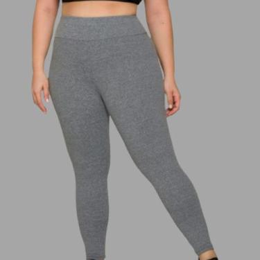 Imagem de Legging Plus Size Calça Legue Grossa Flanelada Academia - BLANCO STORE