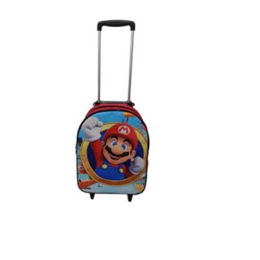 Imagem de Mochila escolar carrinho Super Mário Bros - DB