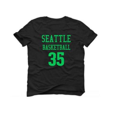 Imagem de Camiseta Basquete Cidade Seattle Basketball número 35 - Loja White Mam