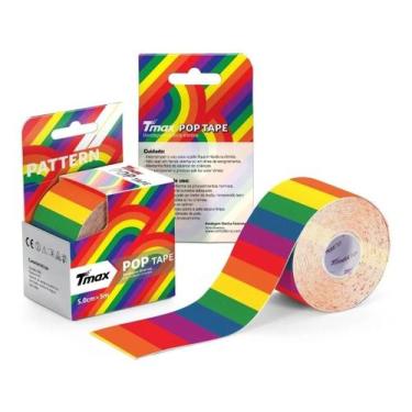 Imagem de Kinesio Tape Tmax Camuflada - Fita Bandagem Adesiva, Arco, Iris