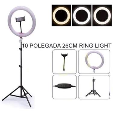 Imagem de Ring Fill Light Com Tripé Completo