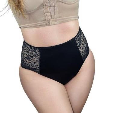 Imagem de Calcinha Modeladora Esbelt Detalhe Rendado Conforto Total - Fanáticos 