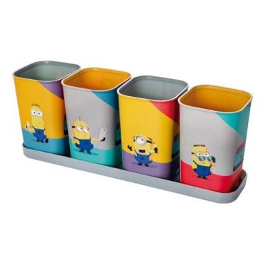 Imagem de Porta Lápis Caneta Disney Kit Organizador Infantil Criança - Plasutil