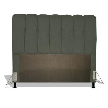 Imagem de Cabeceira Estofada Florença 140 cm Para Cama Box Quarto Casal Luxo MV 