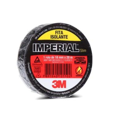 Imagem de Kit 5 Fitas Isolante Imperial Slim 18Mm X 20M - 3M
