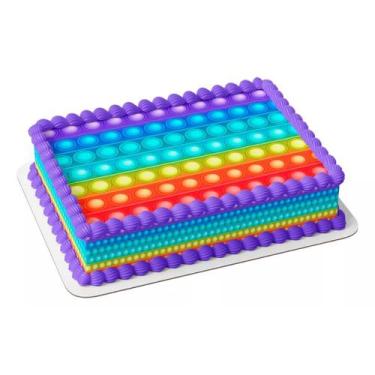 Imagem de Papel arroz e faixa para bolo festa aniversário surpresa comemoração  