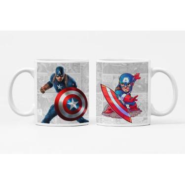 Imagem de Caneca Capitão América - Like Geek