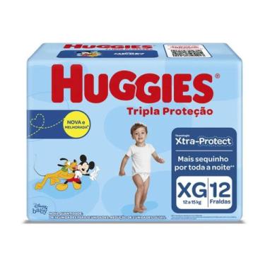 Imagem de Fralda Huggies Trip. Prot.jumbinho  XG c/12Un