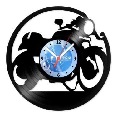 Imagem de Relógio De Parede Disco Vinil Motos - Café Racer - VMO-008 - Modernart