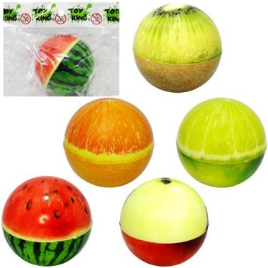 Imagem de Bola / bolinha macia fisio frutas 6,3cm de ø - MOHNISH