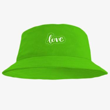 Imagem de Chapéu Bucket Hat Estampado Love - MP Moda Masculina, Único, Verde