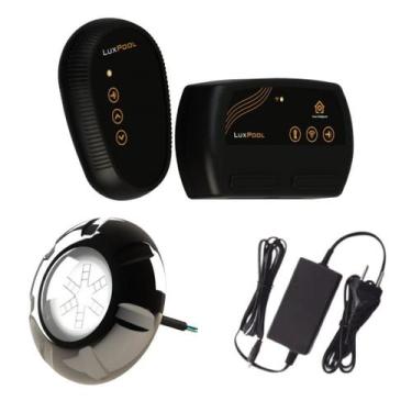 Imagem de Kit 1 LED RGB 9W Inox Piscina + Comando Wifi Alexa Luxpool, 9W