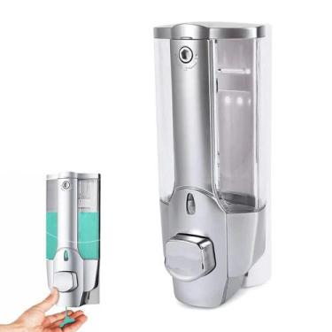 Imagem de Suporte Sabonete Líquido Saboneteira Álcool Gel 350ml Sabão - TATUDEBO