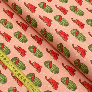 Imagem de Tecido Estampado para Patchwork - Nova Melancia : Melancias na Mesa (0