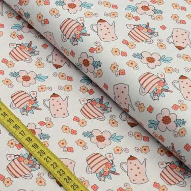 Imagem de Tecido Estampado para Patchwork - Bakery 09 (0,50x1,40) - Fabricart